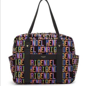 Henri Bendel x Steven Wilson | Allover Logo Duffle Bag